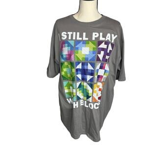 Port & Company Graphic Tee 2XL Gray Oversized “I Still Play” Shirt